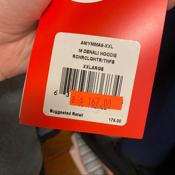 North Face Denali Hooded Jacket - Grey - XXL - Picture 5 of 5